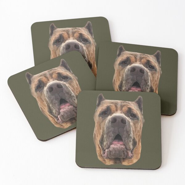 Item preview, Cane Corso Geometric Design – Headshot Illustration designed and sold by Wheel and Woof.