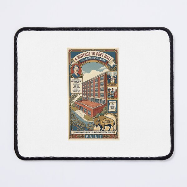 Item preview, Gallaudet Peet Hall designed and sold by deafhoops1.