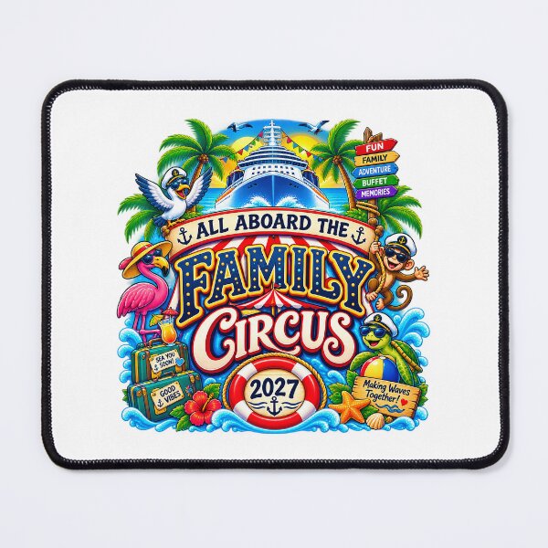 Item preview, TRAVEL COLLECTION - FAMILY CRUISE - ALL ABOARD THE FAMILY CIRCUS • 2027 designed and sold by WheelieGdArt.
