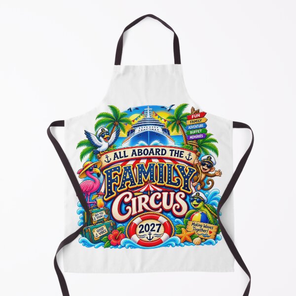 Item preview, TRAVEL COLLECTION - FAMILY CRUISE - ALL ABOARD THE FAMILY CIRCUS • 2027 designed and sold by WheelieGdArt.