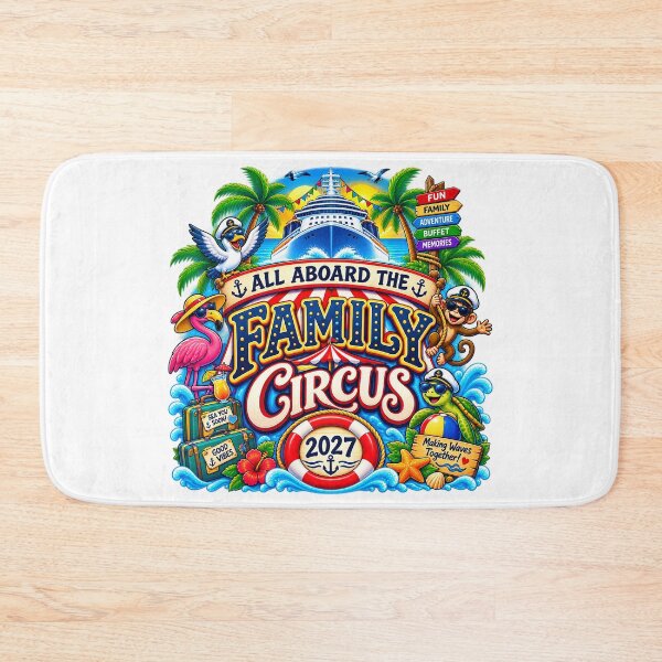 Item preview, TRAVEL COLLECTION - FAMILY CRUISE -  ALL ABOARD THE FAMILY CIRCUS • 2027 designed and sold by WheelieGdArt.