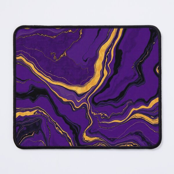 Item preview, Purple Gold Luxury Marble Abstract designed and sold by IntelliMindDesigns.