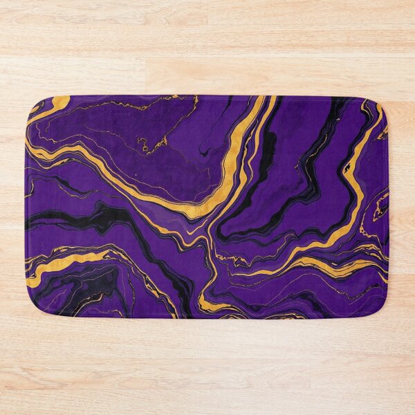 Item preview, Purple Gold Luxury Marble Abstract designed and sold by IntelliMindDesigns.