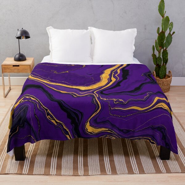 Item preview, Purple Gold Luxury Marble Abstract designed and sold by IntelliMindDesigns.