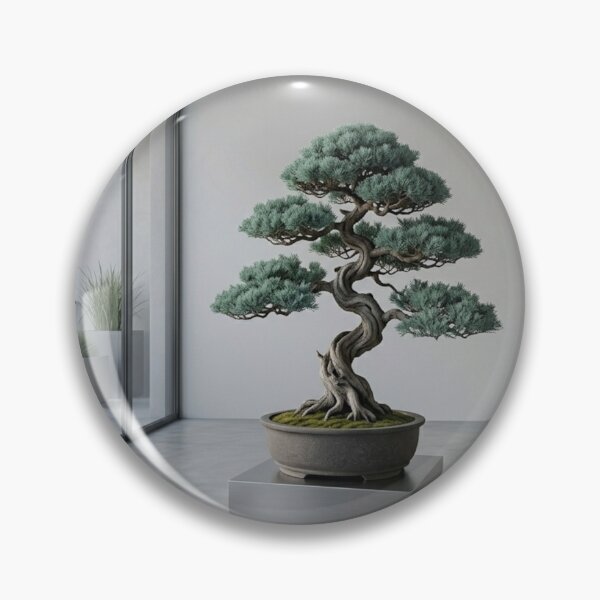 Item preview, Juniper Bonsai Art Print - Modern Zen Home Decor designed and sold by Purrfecta.