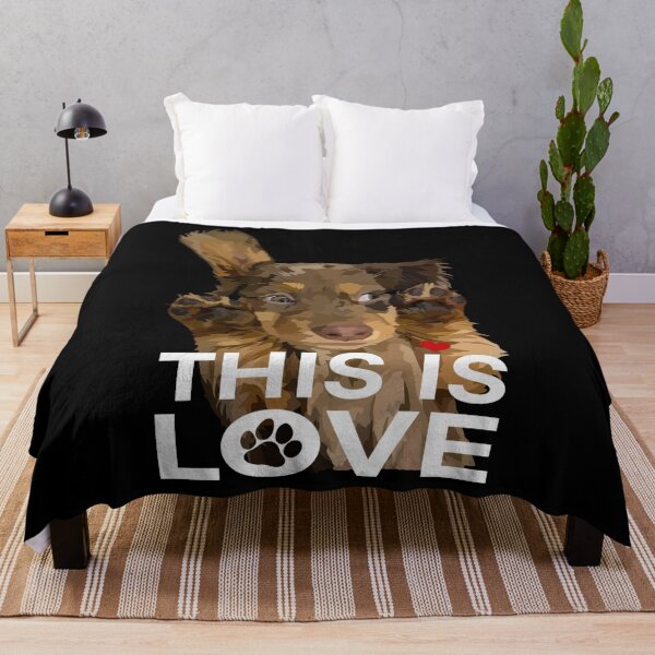 Item preview, Perro salchicha marrón Este es el amor designed and sold by Just-Arts-4U.