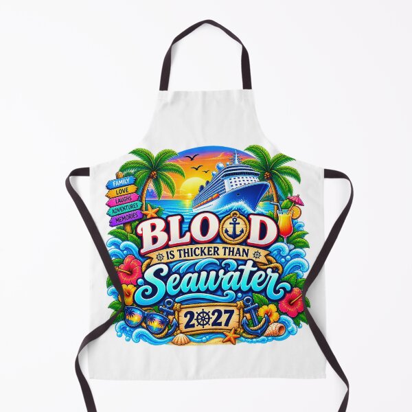Item preview, TRAVEL COLLECTION - FAMILY CRUISE - BLOOD IS THICKER THAN SEAWATER • 2027 designed and sold by WheelieGdArt.