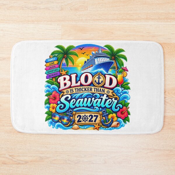Item preview, TRAVEL COLLECTION - FAMILY CRUISE - BLOOD IS THICKER THAN SEAWATER • 2027 designed and sold by WheelieGdArt.