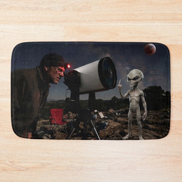 Item preview, When You Look Through a Telescope And The Universe Flips You Off designed and sold by AfresStudio.