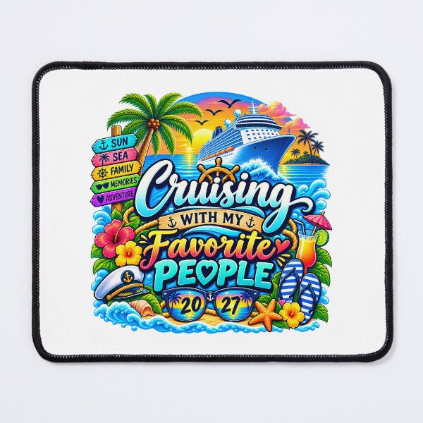 Item preview, TRAVEL COLLECTION - FAMILY CRUISE - CRUISING WITH MY FAVORITE PEOPLE • 2027 designed and sold by WheelieGdArt.