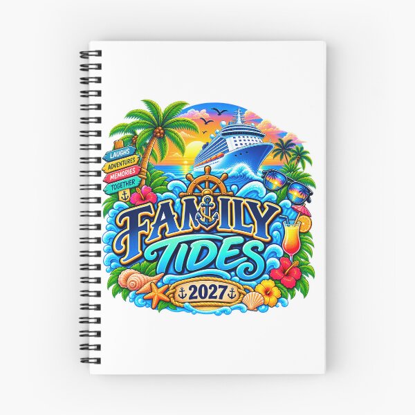 Item preview, TRAVEL COLLECTION - FAMILY CRUISE - FAMILY TIDES • 2027 designed and sold by WheelieGdArt.