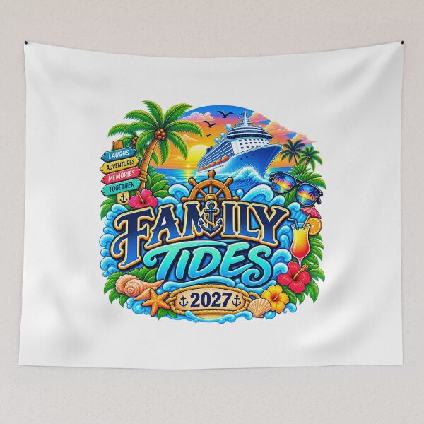 Item preview, TRAVEL COLLECTION - FAMILY CRUISE - FAMILY TIDES • 2027 designed and sold by WheelieGdArt.