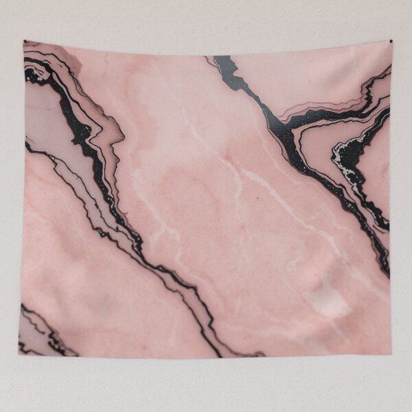 Item preview, Soft Pink Marble Vein Abstract designed and sold by IntelliMindDesigns.