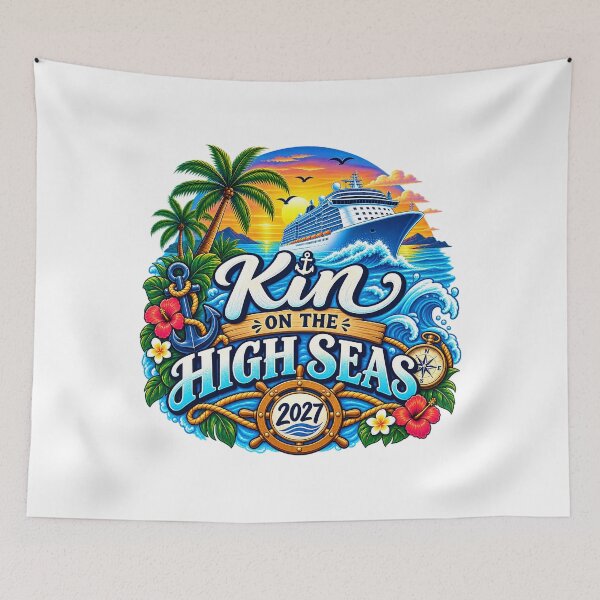 Item preview, TRAVEL COLLECTION - FAMILY CRUISE - KIN ON THE HIGH SEAS • 2027 designed and sold by WheelieGdArt.