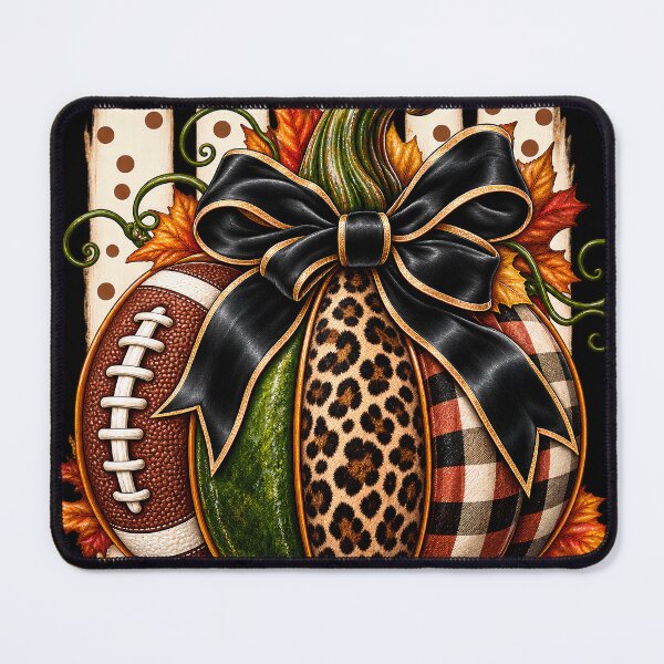 Item preview, Striped Football Pumpkin Leopard Plaid Fall Graphic designed and sold by VGAfanatic.