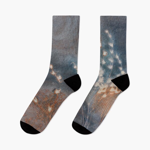 Item preview, St. John’s Wort Seed Heads Wet Cyanotype by Nicole Giger designed and sold by NicoleGiger.Studio.