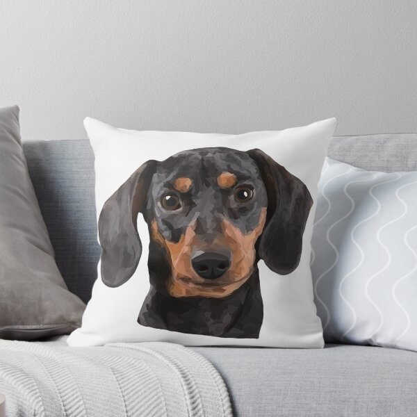 Item preview, Dachshund Geometric Design – Headshot Illustration, Transparent Background designed and sold by Wheel and Woof.