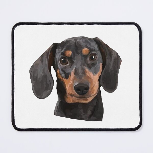 Item preview, Dachshund Geometric Design – Headshot Illustration, Transparent Background designed and sold by Wheel and Woof.