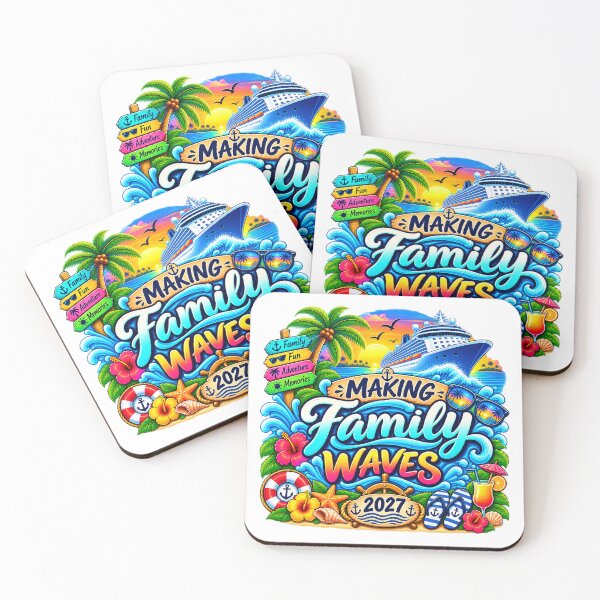 Item preview, TRAVEL COLLECTION - FAMILY CRUISE - MAKING FAMILY WAVES • 2027 designed and sold by WheelieGdArt.