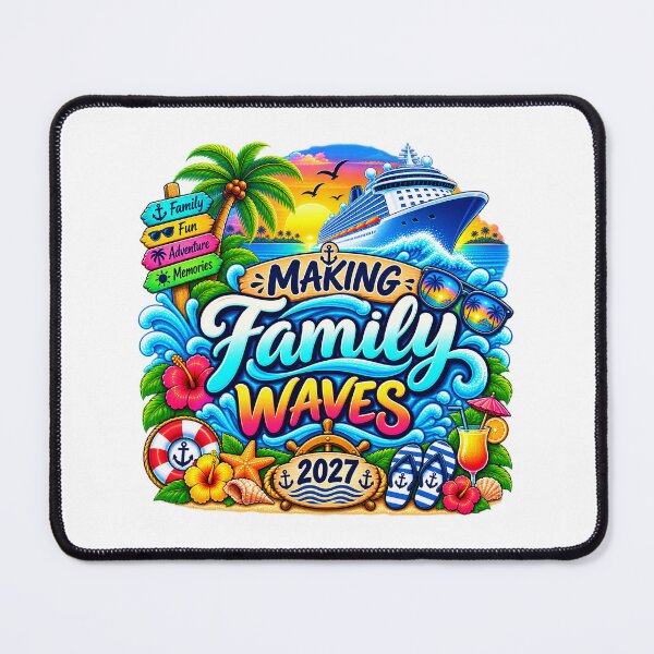 Item preview, TRAVEL COLLECTION - FAMILY CRUISE - MAKING FAMILY WAVES • 2027 designed and sold by WheelieGdArt.