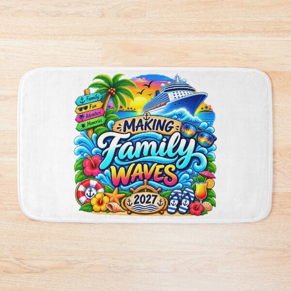 Item preview, TRAVEL COLLECTION - FAMILY CRUISE - MAKING FAMILY WAVES • 2027 designed and sold by WheelieGdArt.