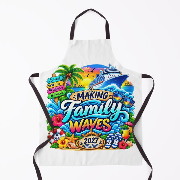 Item preview, TRAVEL COLLECTION - FAMILY CRUISE - MAKING FAMILY WAVES • 2027 designed and sold by WheelieGdArt.