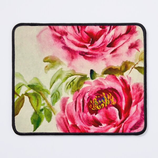 Item preview, Vintage Blushing Peony Duo Watercolor designed and sold by Vintage-Lady65.