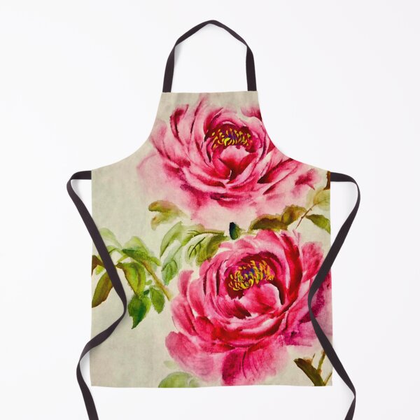 Item preview, Vintage Blushing Peony Duo Watercolor designed and sold by Vintage-Lady65.