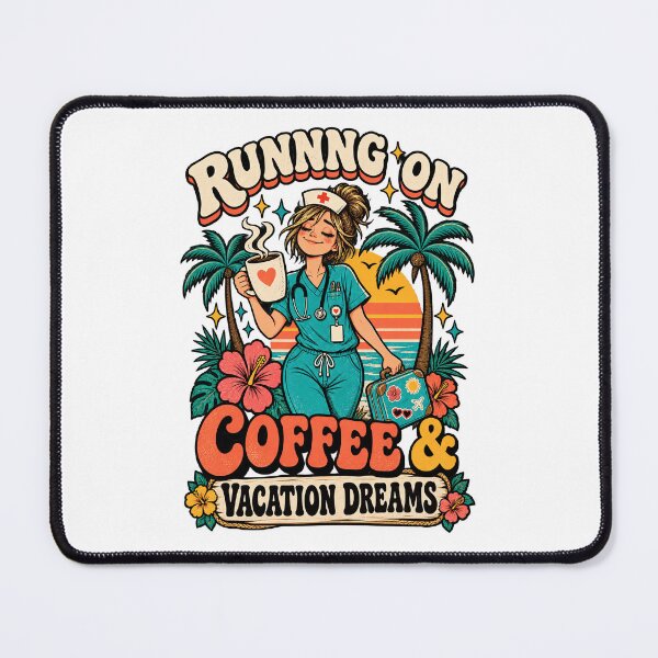 Item preview, Running on Coffee & Vacation Dreams designed and sold by urbinet.