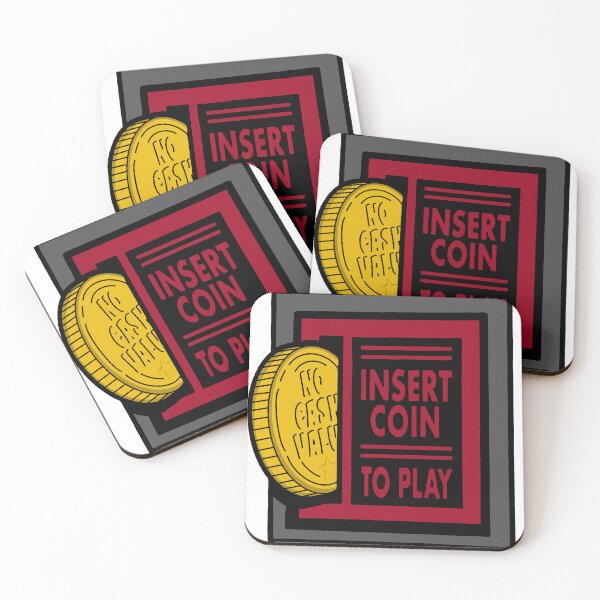 Item preview, Insert coin to play - retro arcade video games designed and sold by aziza-doodles.
