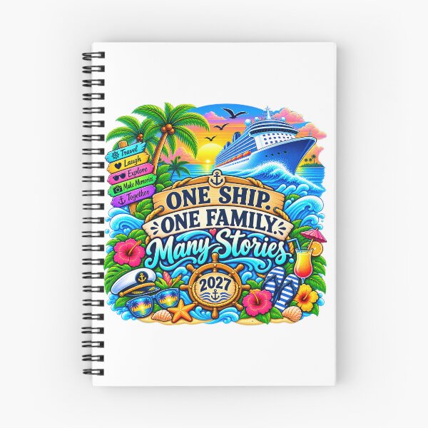 Item preview, TRAVEL COLLECTION - FAMILY CRUISE - ONE SHIP. ONE FAMILY. MANY STORIES. • 2027 designed and sold by WheelieGdArt.