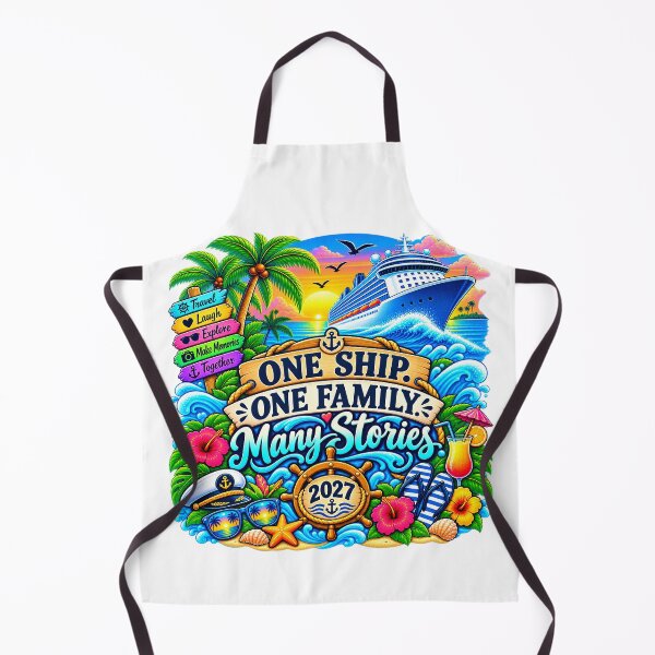 Item preview, TRAVEL COLLECTION - FAMILY CRUISE - ONE SHIP. ONE FAMILY. MANY STORIES. • 2027 designed and sold by WheelieGdArt.