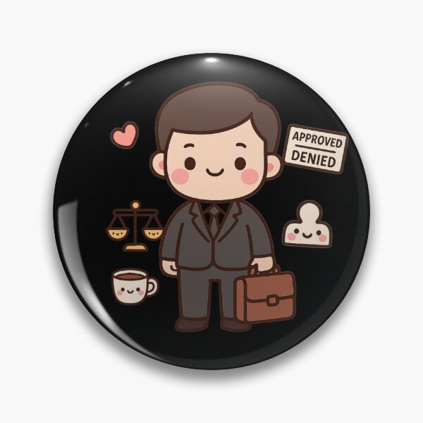 Item preview, Kawaii lawyer without text  designed and sold by KawaiiHero.