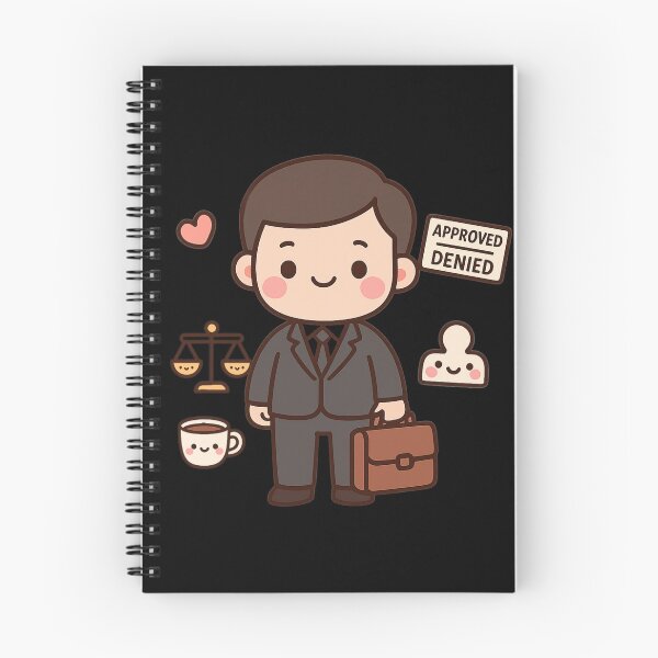 Item preview, Kawaii lawyer without text  designed and sold by KawaiiHero.