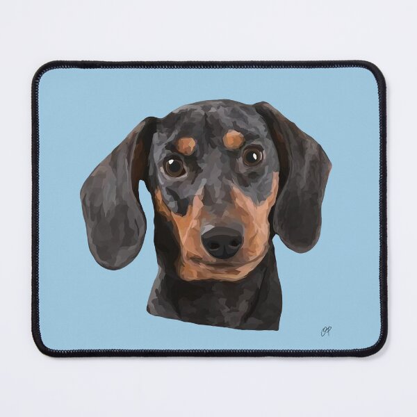 Item preview, Dachshund Geometric Design – Headshot Illustration designed and sold by Wheel and Woof.