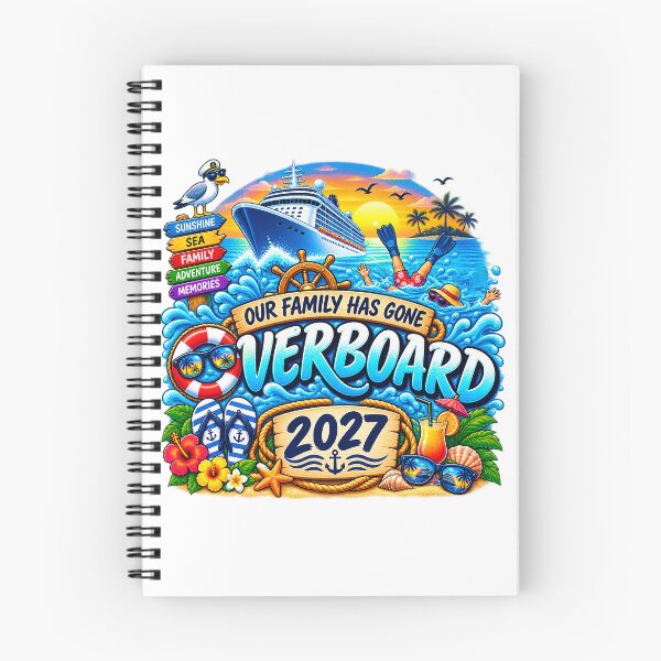 Item preview, TRAVEL COLLECTION - FAMILY CRUISE - OUR FAMILY HAS GONE OVERBOARD • 2027 designed and sold by WheelieGdArt.