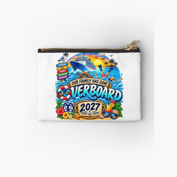 Item preview, TRAVEL COLLECTION - FAMILY CRUISE - OUR FAMILY HAS GONE OVERBOARD • 2027 designed and sold by WheelieGdArt.