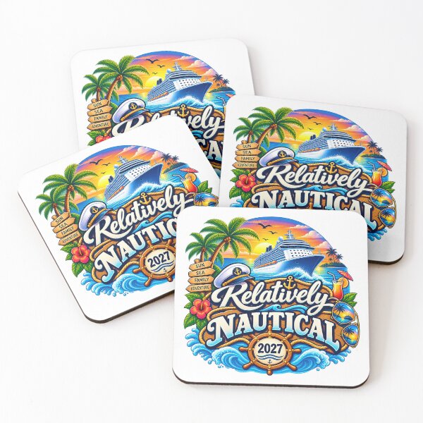 Item preview, TRAVEL COLLECTION - FAMILY CRUISE - RELATIVELY NAUTICAL • 2027 designed and sold by WheelieGdArt.