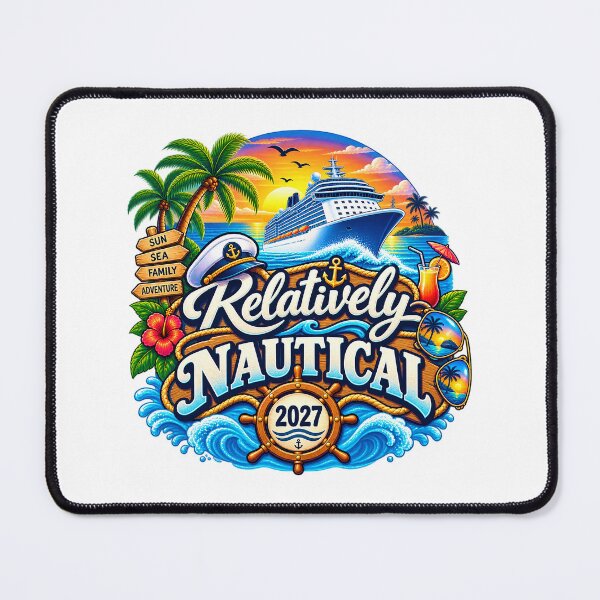 Item preview, TRAVEL COLLECTION - FAMILY CRUISE - RELATIVELY NAUTICAL • 2027 designed and sold by WheelieGdArt.