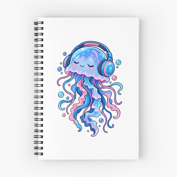 Item preview, Cute Jellyfish Music Headphones Design designed and sold by WeirdStation.
