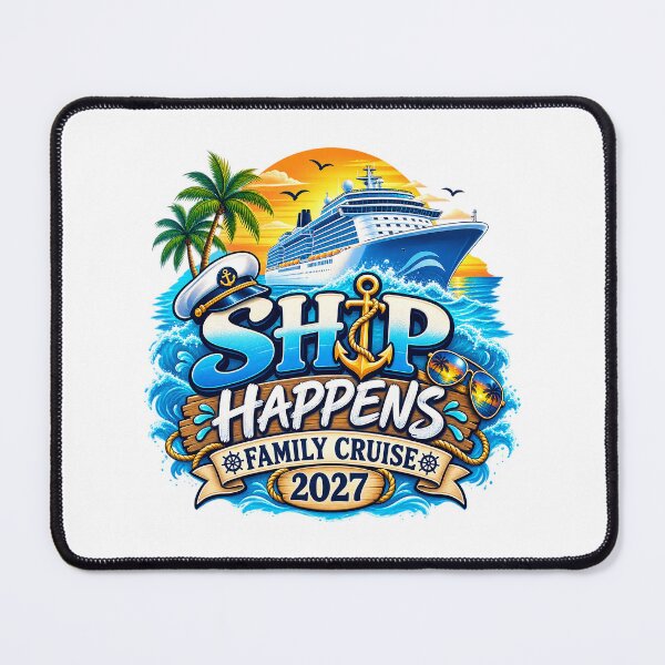 Item preview, TRAVEL COLLECTION - FAMILY CRUISE - SHIP HAPPENS • FAMILY CRUISE 2027 designed and sold by WheelieGdArt.