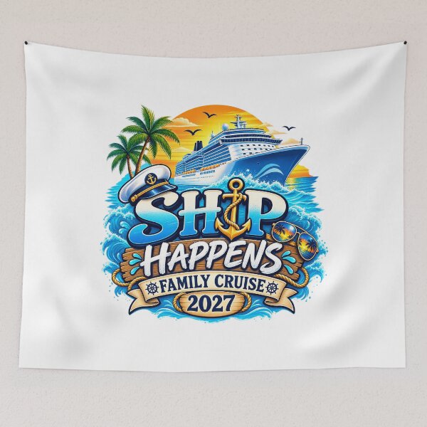 Item preview, TRAVEL COLLECTION - FAMILY CRUISE - SHIP HAPPENS • FAMILY CRUISE 2027 designed and sold by WheelieGdArt.