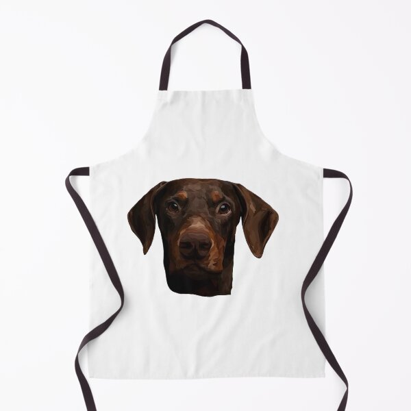 Item preview, Doberman Pinscher Geometric Design – Headshot Illustration, Transparent Background designed and sold by Wheel and Woof.