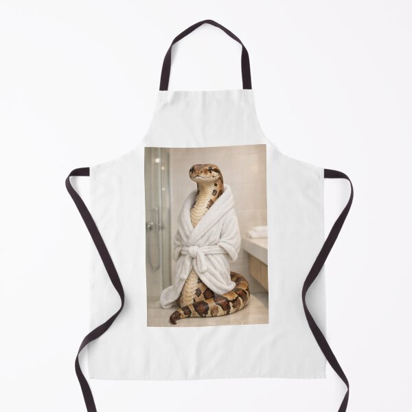 Item preview, Boa Constrictor Wearing a Bathrobe designed and sold by Sillytoe.