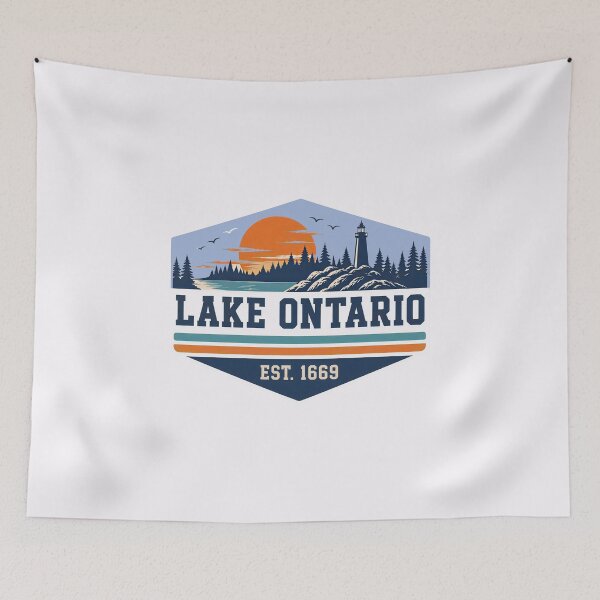 Item preview, Vintage Lake Ontario EST 1615 Canada Lake Ontario Lover  designed and sold by gear-posters.