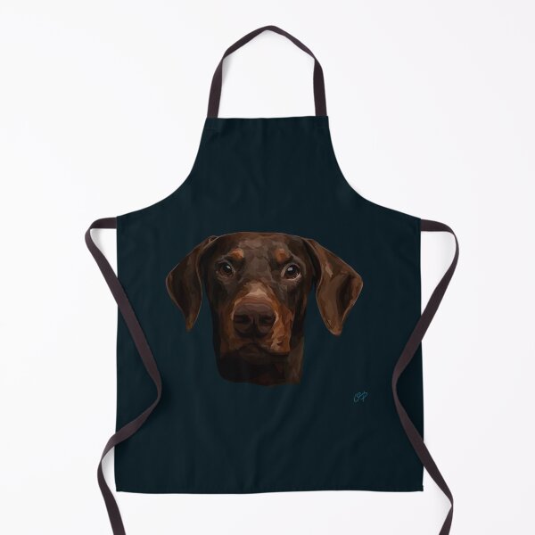Item preview, Doberman Pinscher Geometric Design – Headshot Illustration designed and sold by Wheel and Woof.