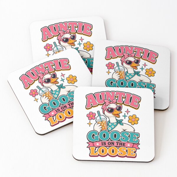 Item preview, Auntie Goose Is On The Loose Funny Animal Aunt designed and sold by WeirdlyMild.