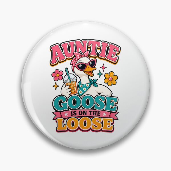Item preview, Auntie Goose Is On The Loose Funny Animal Aunt designed and sold by WeirdlyMild.