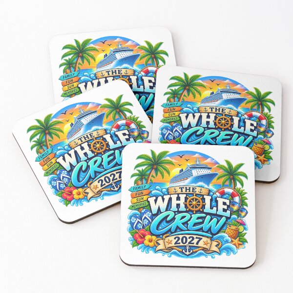Item preview, TRAVEL COLLECTION - FAMILY CRUISE - SHIP HAPPENS • THE WHOLE CREW • 2027 designed and sold by WheelieGdArt.