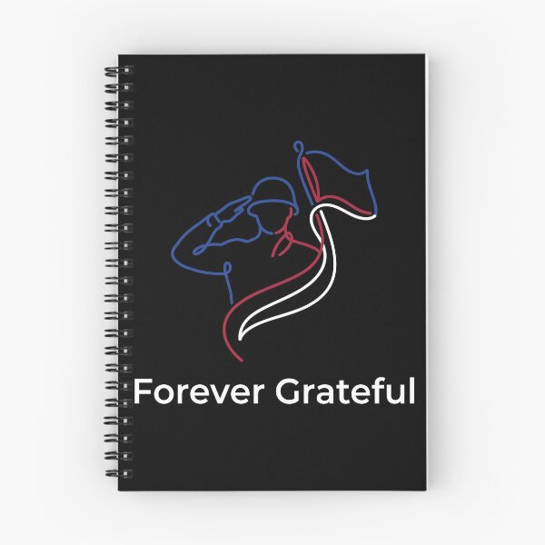 Item preview, Forever Grateful Saluting Soldier American Flag Line Art designed and sold by TeNovaStudio ⭐⭐⭐⭐⭐.